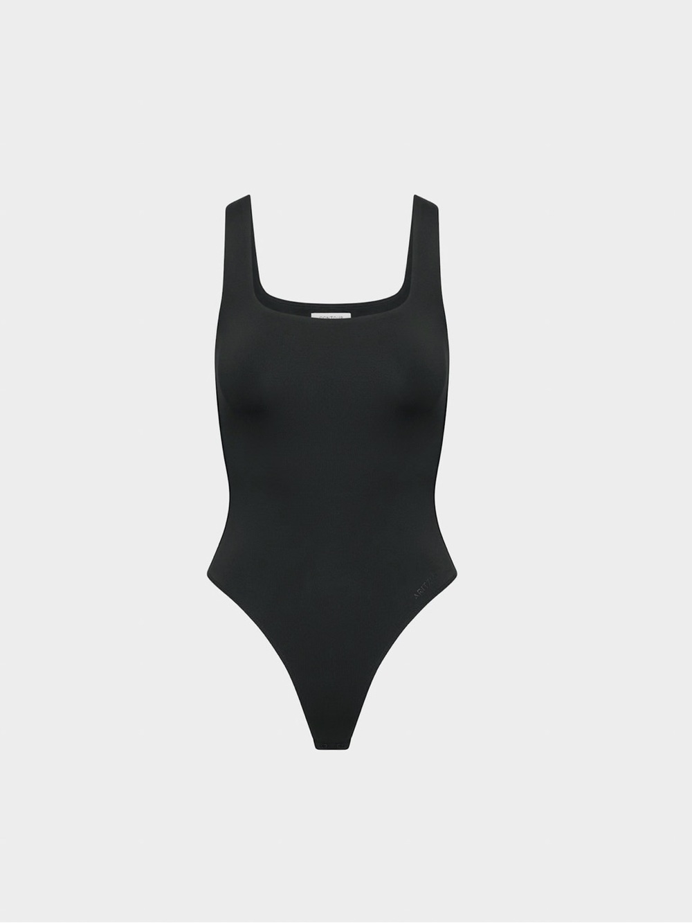 Aritzia Black Scoop Neck Bodysuit
